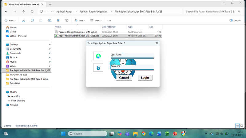 Highlight image for Rapor Kokurikuler SMK Fase E & F.V26