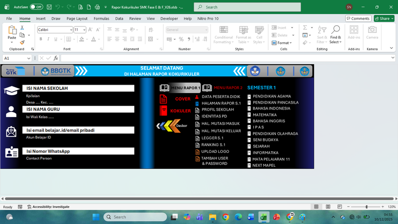 Highlight image for Rapor Kokurikuler SMK Fase E & F.V26