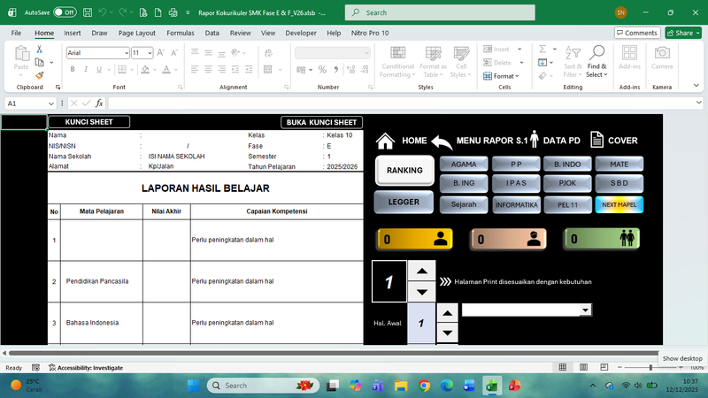 Highlight image for Rapor Kokurikuler SMK Fase E & F.V26