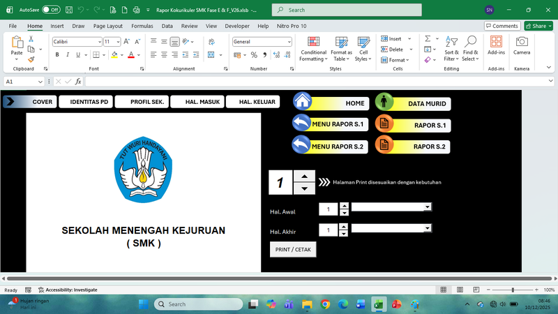 Highlight image for Rapor Kokurikuler SMK Fase E & F.V26