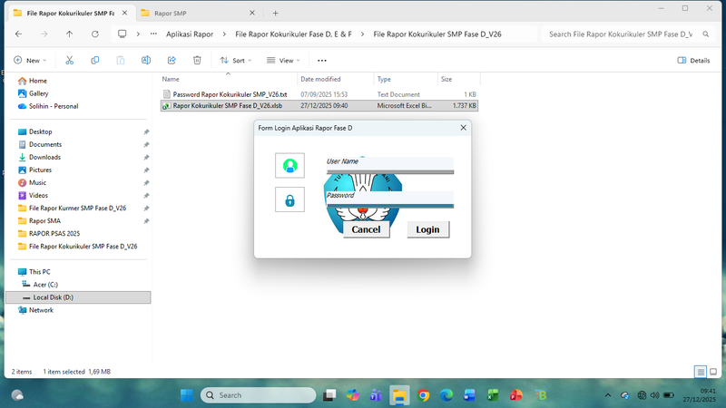 Highlight image for Rapor Kokurikuler SMP Fase D.V26