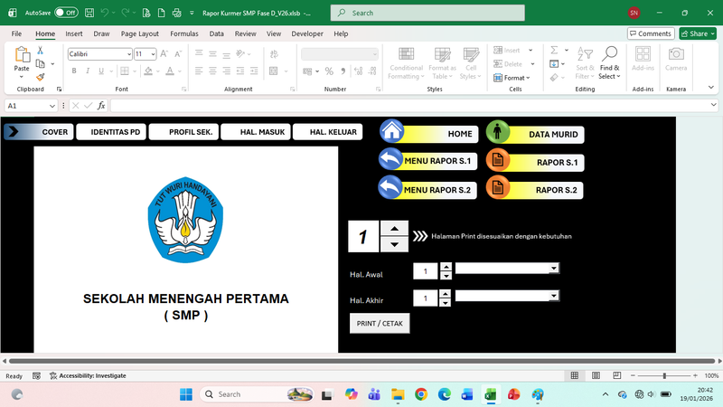 Highlight image for Rapor Kurikulum Merdeka Fase D | Fleksibel V26