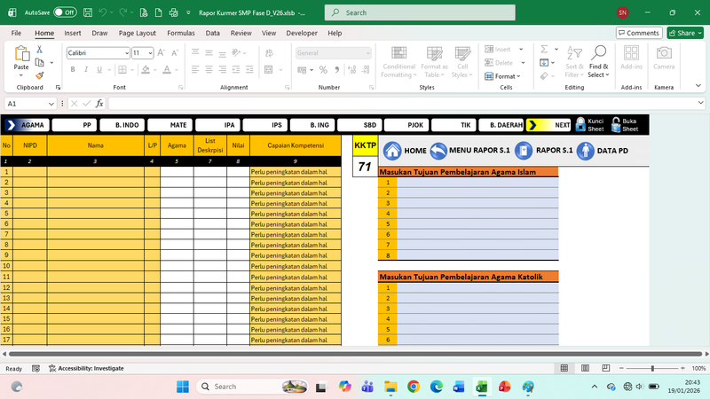 Highlight image for Rapor Kurikulum Merdeka Fase D | Fleksibel V26