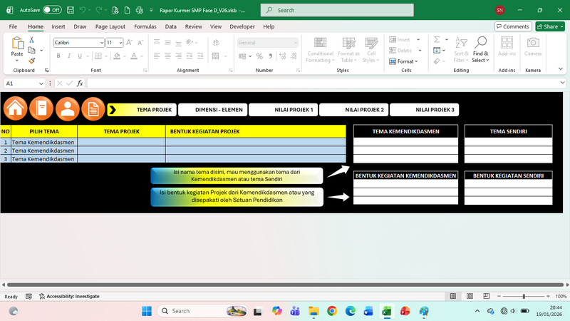 Highlight image for Rapor Kurikulum Merdeka Fase D | Fleksibel V26
