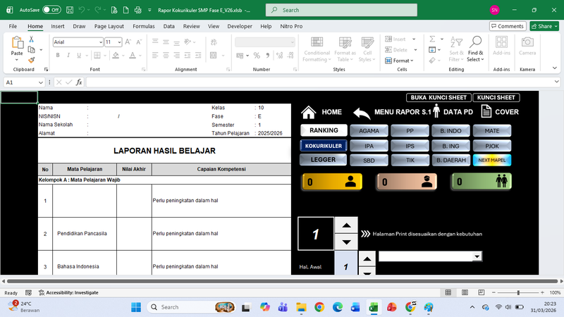 Highlight image for Rapor Kokurikuler SMA-SMK Fase E & F.V26