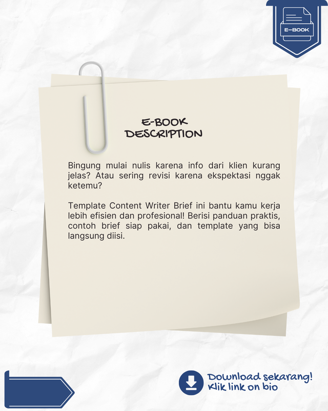 Highlight image for Content Writer Brief: Panduan dan Template untuk Penulis Artikel