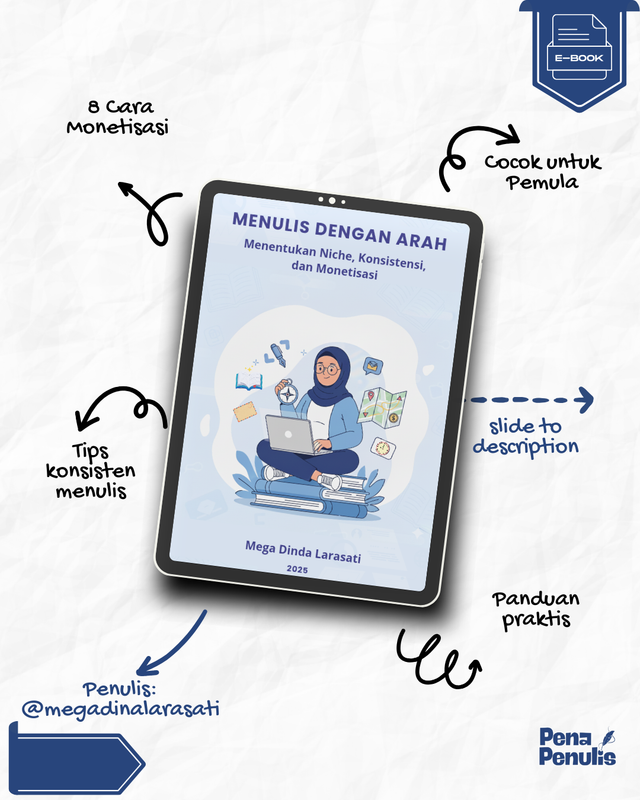 Highlight image 1 for Menulis dengan Arah: Menentukan Niche, Konsistensi, dan Monetisasi