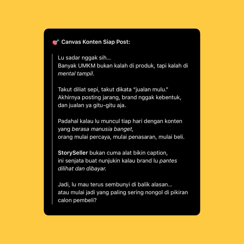 Highlight image for Muina si Jago StorySeller (LITE Version) - CustomGPT