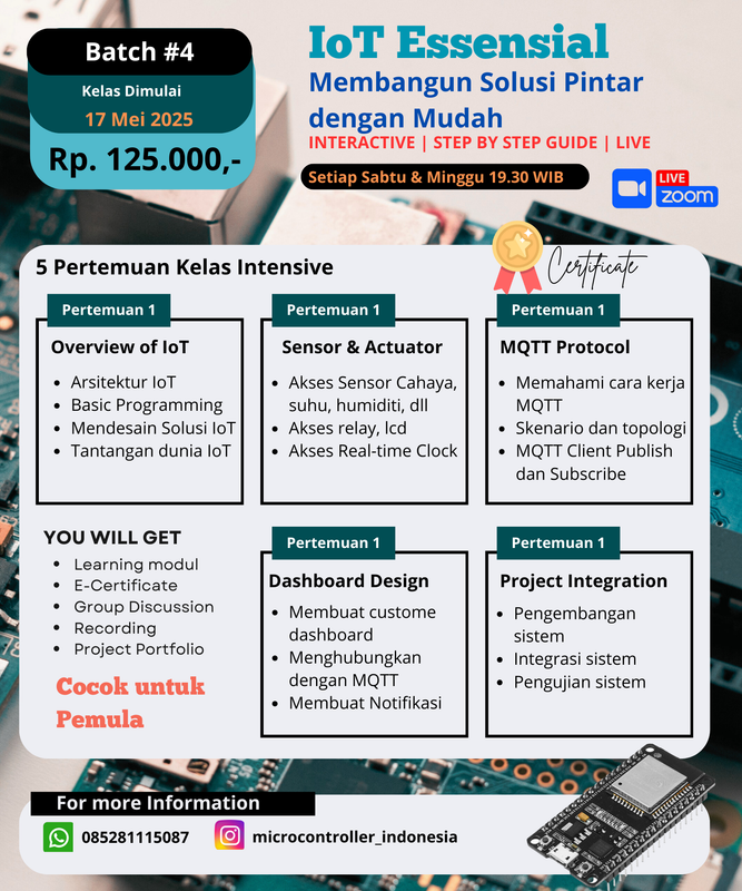 Highlight image 1 for IoT Essensial: Membangun Solusi Pintar dengan Mudah