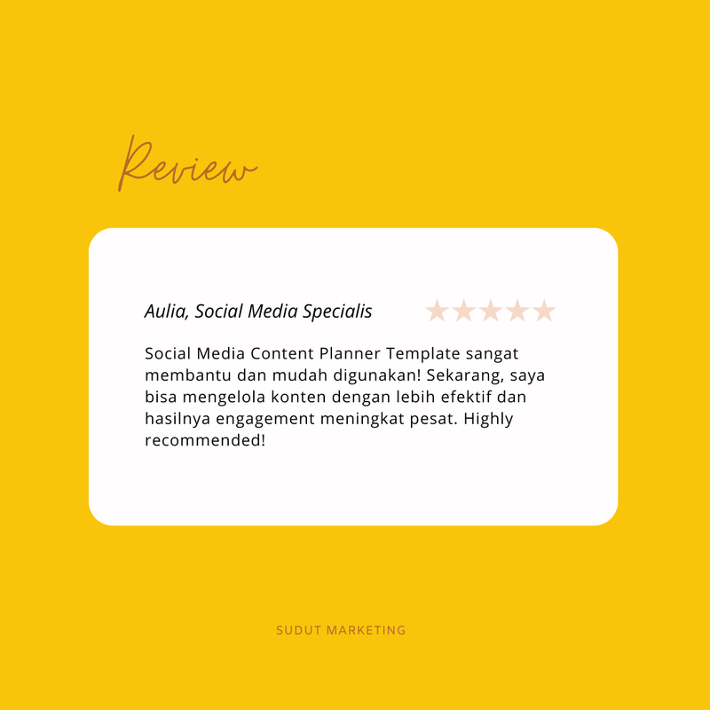 Highlight image 2 for SOCMED CONTENT PLAN | Spreadsheet | FREE KOL Specialist Template