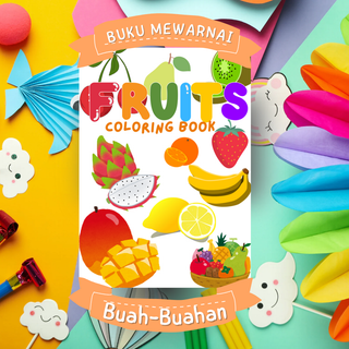image for FRUITS COLORING BOOK  button