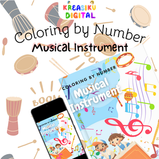 image for MUSICAL INSTRUMENT COLORING BY NUMBER  button