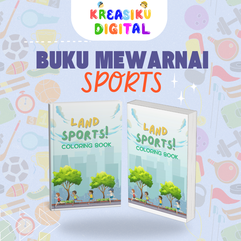 Highlight image for SPORTS COLORING BOOK