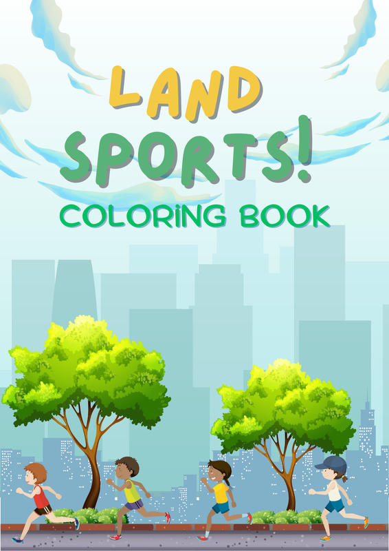 Highlight image for SPORTS COLORING BOOK
