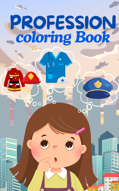 Highlight image for PROFESSION COLORING BOOK