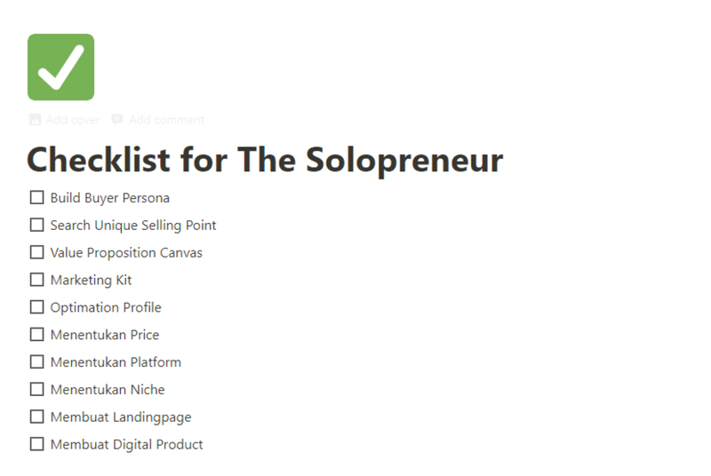 Highlight image 7 for Solopreneur Toolkit | Notion Template