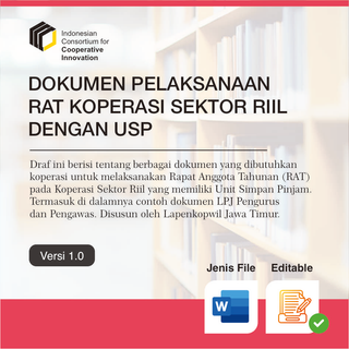 image for Draf Dokumen Pelaksanaan RAT Koperasi Sektor Riil (KSR) dengan USP button