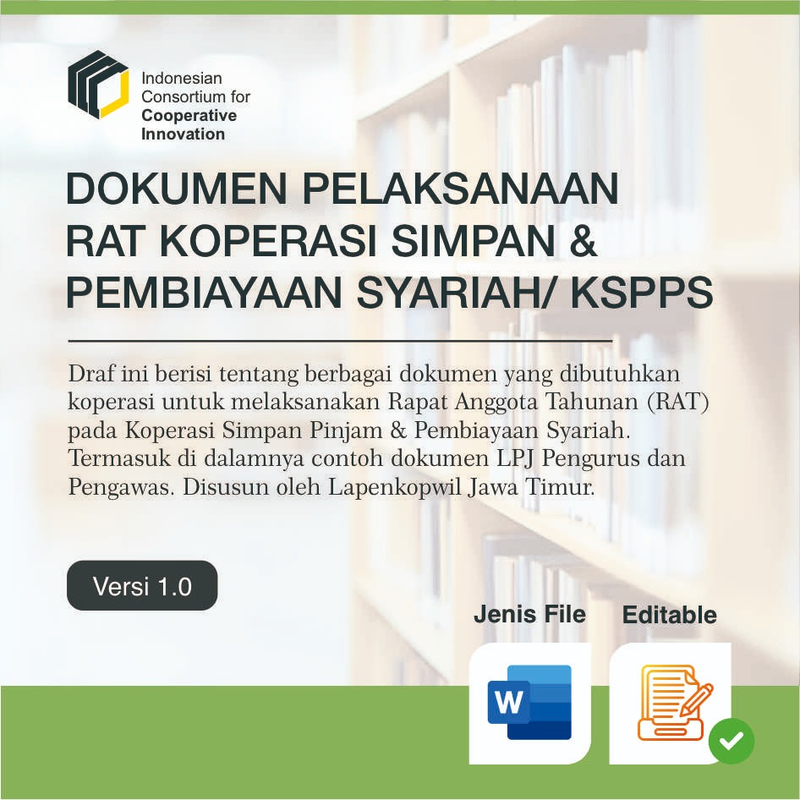 Highlight image for DOKUMEN PELAKSANAAN KOPERASI SIMPAN & PEMBIAYAAN SYARIAH/KSPPS