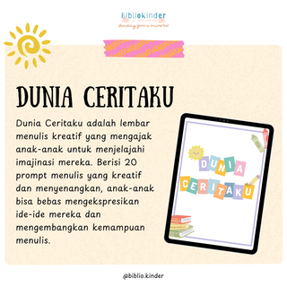 image for Lembar Menulis Kreatif "Dunia Ceritaku" button
