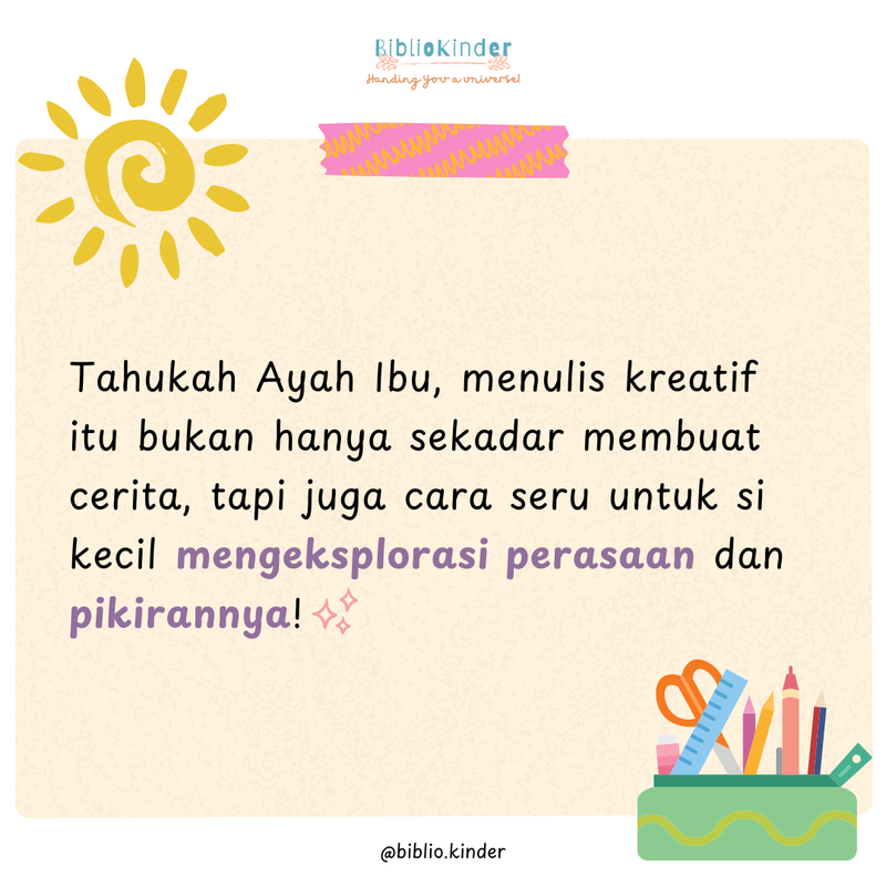 Highlight image 2 for Lembar Menulis Kreatif "Dunia Ceritaku"