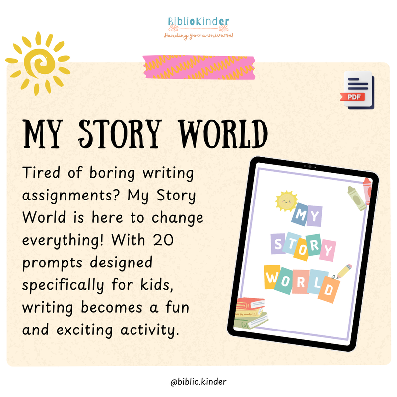Highlight image for Creative Writing Worksheet: My Story World