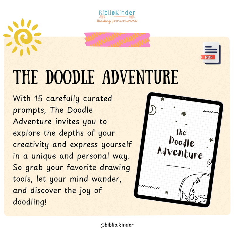 Highlight image for Creative Drawing Worksheet: The Doodle Adventure