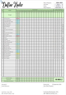 image for Rekapitulasi Jurnal dan Daftar Hadir Efisien button