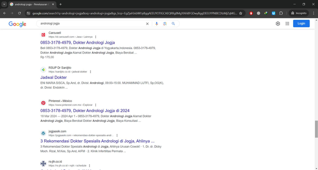 Image 1 for Testimoni Masuk Halaman Google