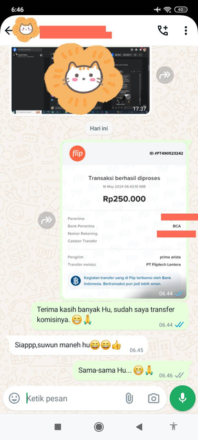 Image 1 for Bukti Komisi Member Prajurit Robot