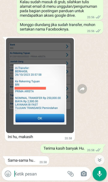 Image 2 for Bukti Komisi Member Prajurit Robot