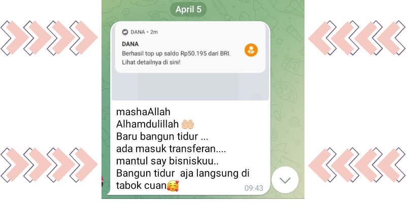 Image 1 for Testimoni Penghasilan Member 