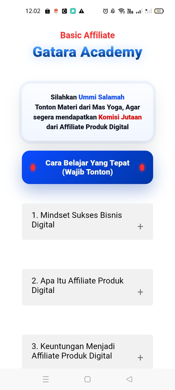 Image 0 for Materi Affiliate Lengkap 