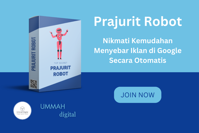 Highlight image 1 for "Prajurit Robot" Sebar Brosur Iklan Gratis dan Otomatis Page One Google 