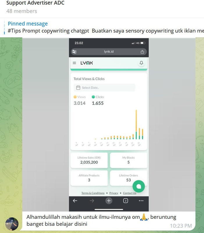 Highlight image 4 for Webinar Cara Orang Awam Bisa Cuan Duluan Tanpa Bikin Produk Lewat AI