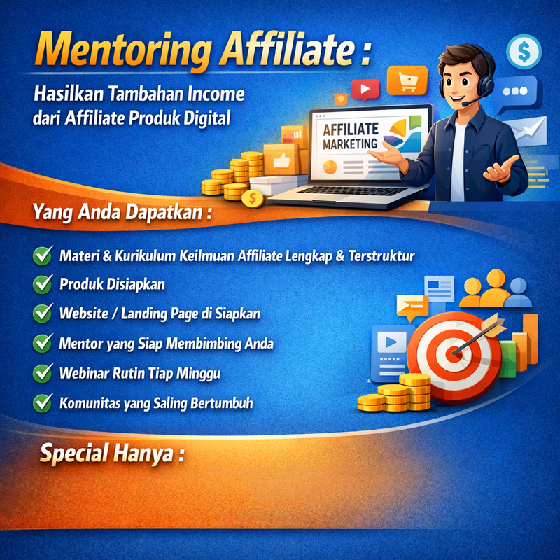 Highlight image for Mentoring Affiliate Cuan Suka-Suka 
