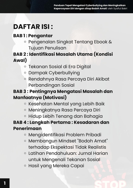 Image 0 for DAFTAR ISI EBOOK SANTUY