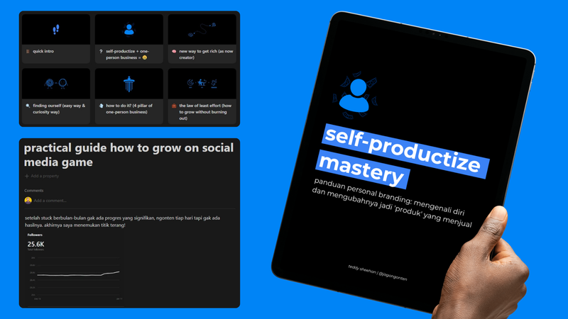 Highlight image 1 for self-productize mastery