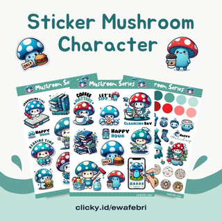 image for Sticker Mushroom Character button