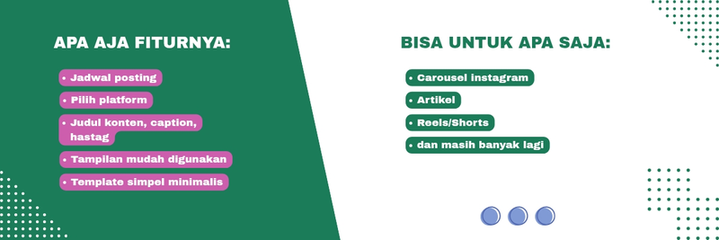 Highlight image 2 for Template Content Planner untuk Konten Kreator - Lite Version
