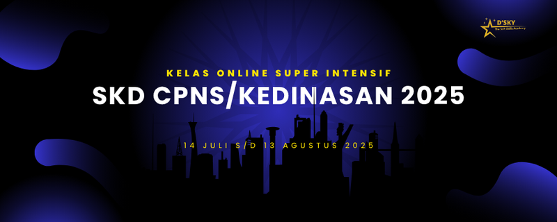 Highlight image for KELAS ONLINE SKD CPNS/KEDINASAN 2025