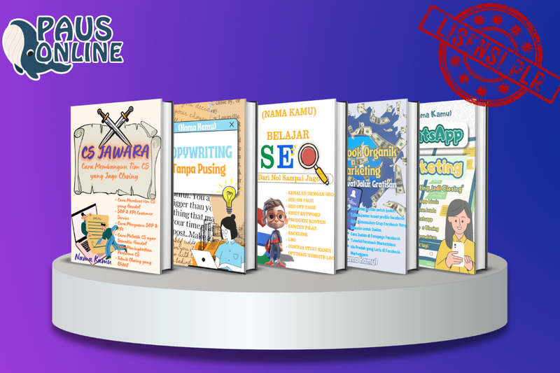 Highlight image for [PAKET USAHA ONLINE] Ebook Marketing Lisensi PLR – BISA DIJUAL LAGI!! 
