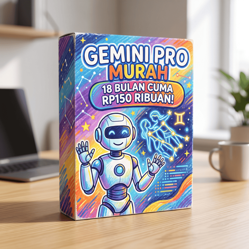 Jual Akun Gemini Pro Murah, Private, Bergaransi Masa Aktif 18 Bulan