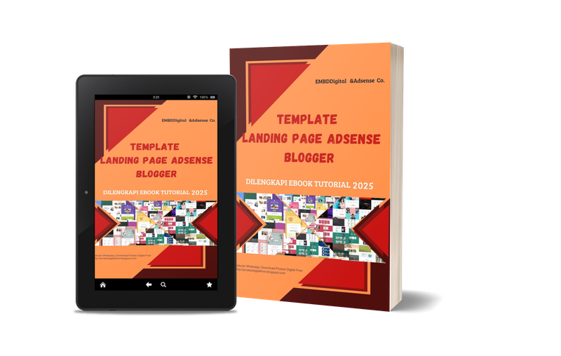 Highlight image 1 for Template Landingpage Adsense  Blogger