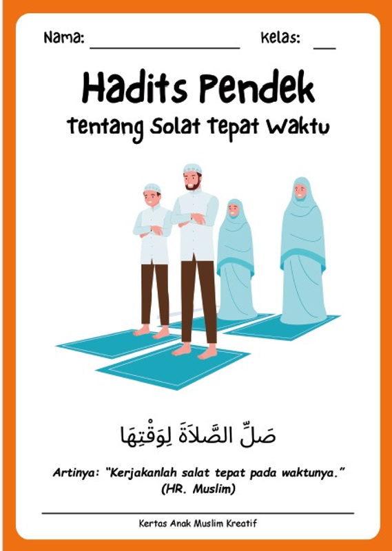 Highlight image 5 for Printable Worksheet Anak Islami