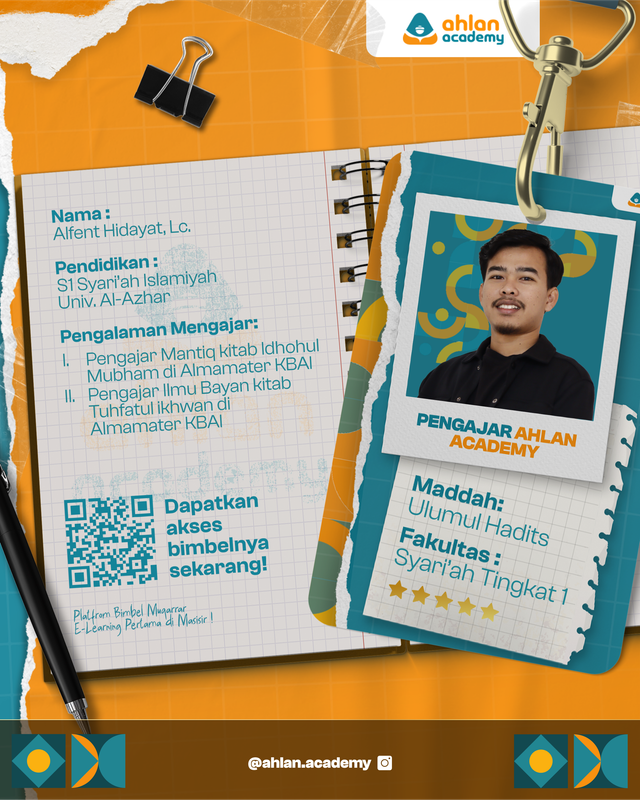 Highlight image 1 for Kelas Bimbel E-Learning Muqarrar Ulumul Hadits - Syariah Tingkat 1