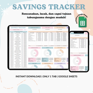 image for Template Google Sheet Savings Tracker button