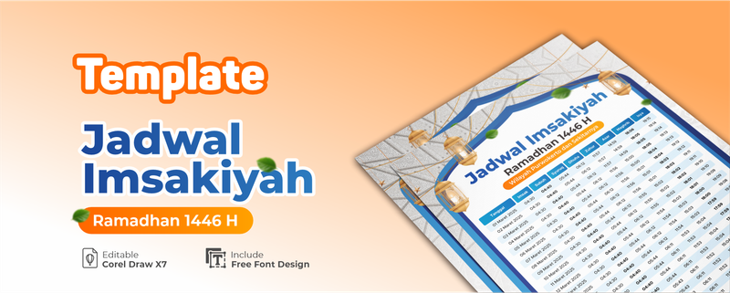 Highlight image for (Editable) TEMPLATE JADWAL IMSAKIYAH