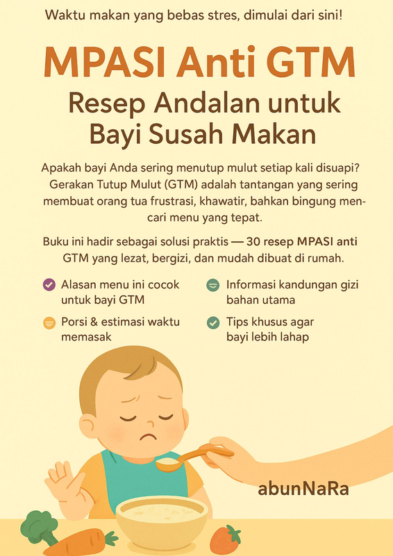 Highlight image 2 for Ebook MPASI Anti GTM - Resep Andalan untuk Bayi Susah Makan