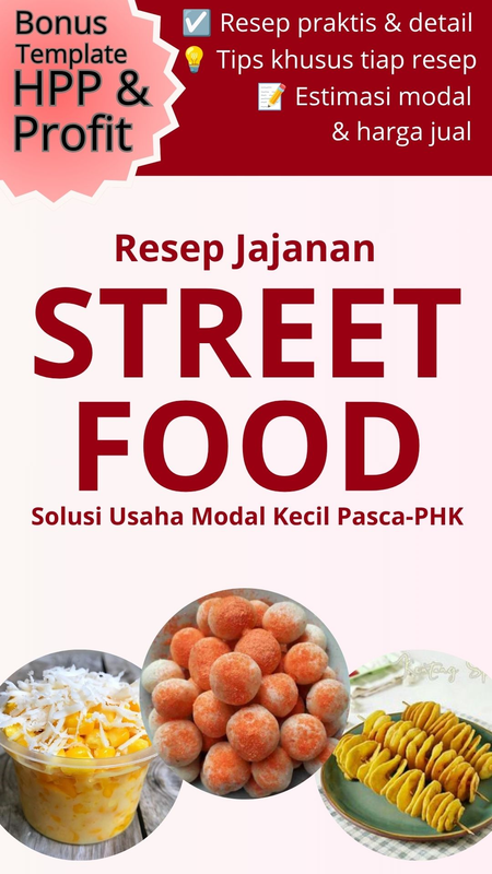 Highlight image for Ebook Resep Jajanan Street Food - Solusi Usaha Modal Kecil Pasca-PHK