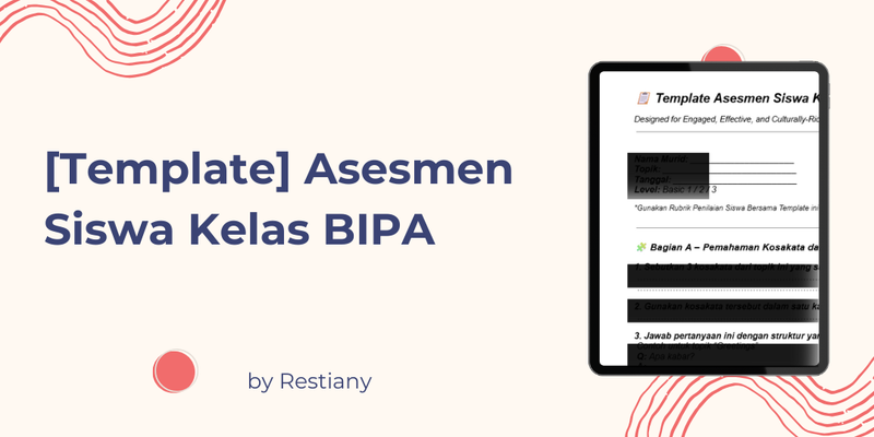 Highlight image for [Template] Asesmen Siswa Kelas BIPA